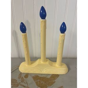 Vintage light up candleabra dripping candle